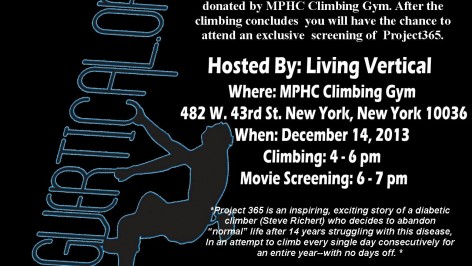 Project 365 Official Premiere! @ Manhattan Plaza Sports Club Climbing Gym | New York | New York | United States