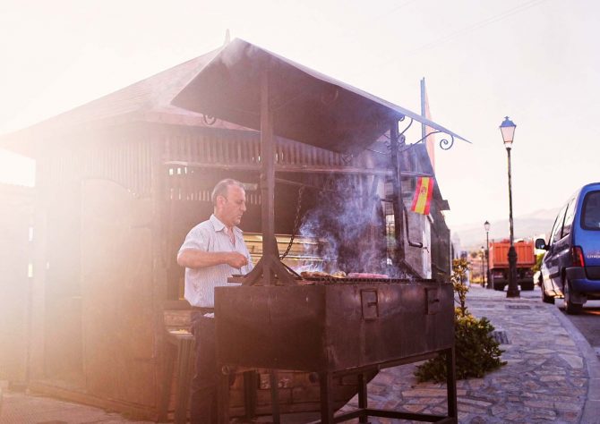 Malaga Spain travel near the Mediterranean ocean