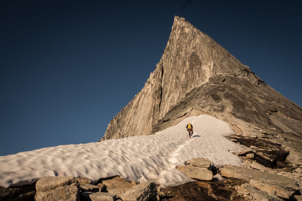 Northeast Ridge of Bugaboo spire approach