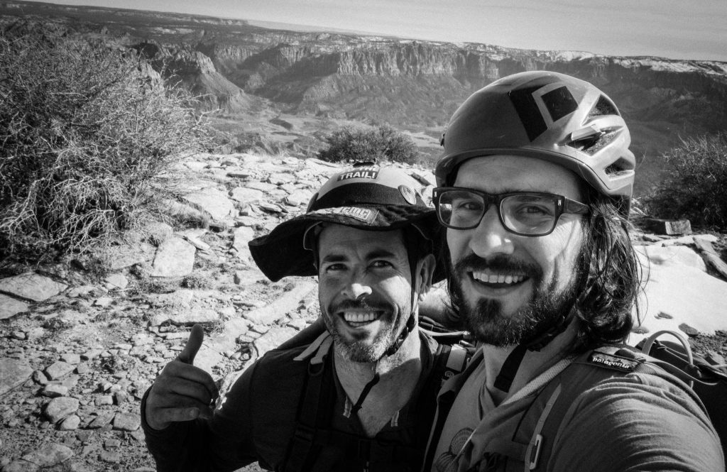 rock climbing in zion national park on cowboy ridge 5.7