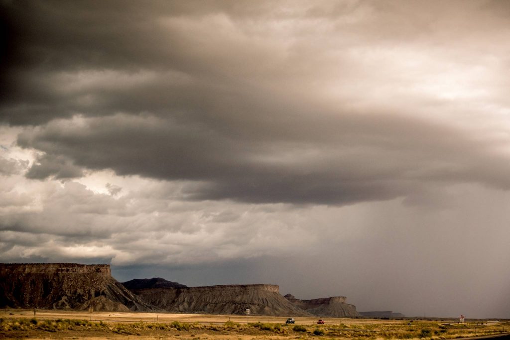 I 70 in eastern utah near Moab and Arches National Park